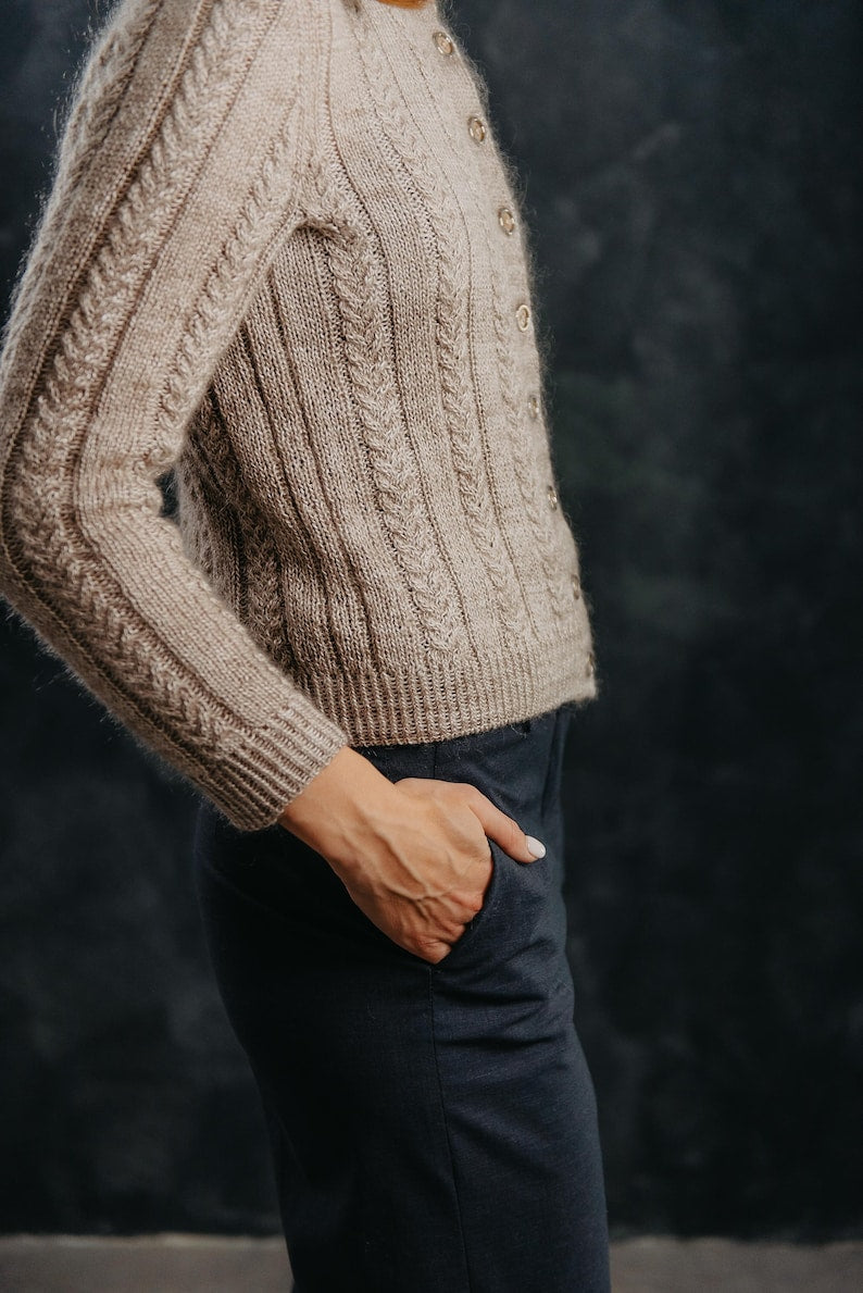 Elowen Cardigan Knitting Pattern
