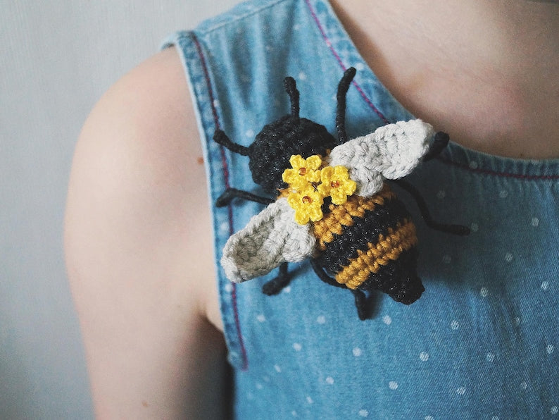 Honey Bee Charm Crochet Pattern
