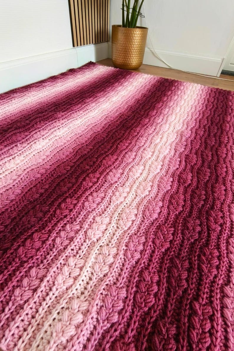 Mulberry Blanket Crochet Pattern
