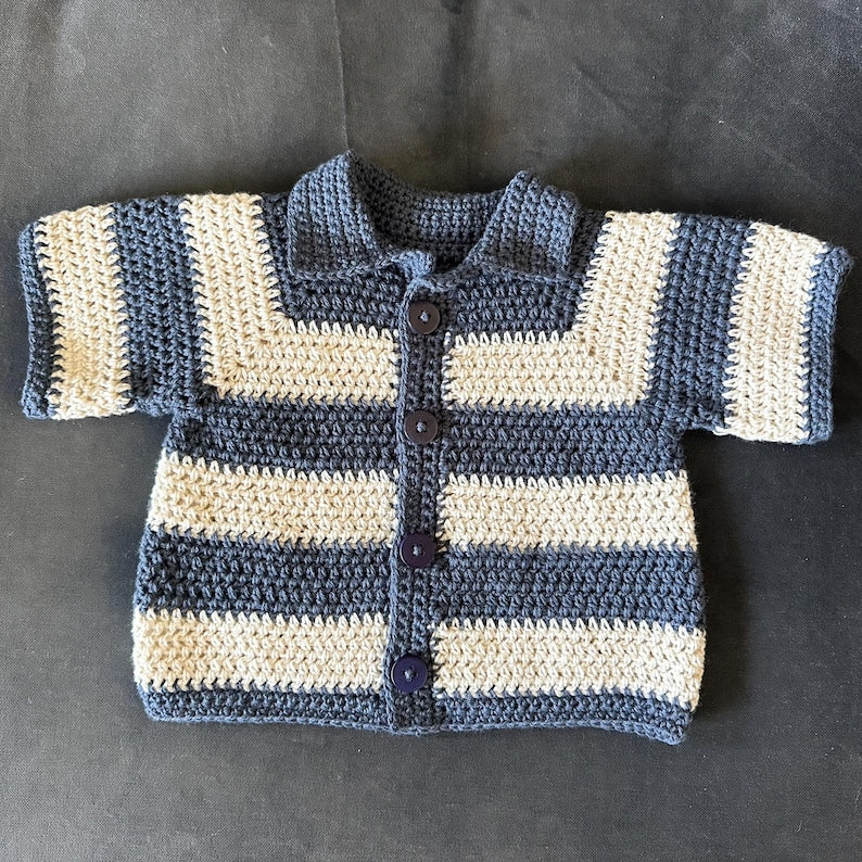 Nautical Baby Set Crochet Pattern