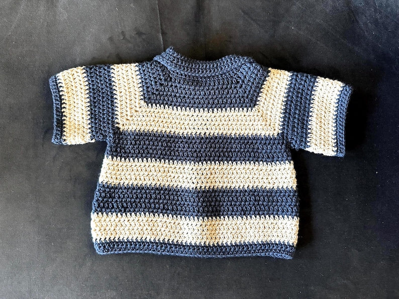 Nautical Baby Set Crochet Pattern