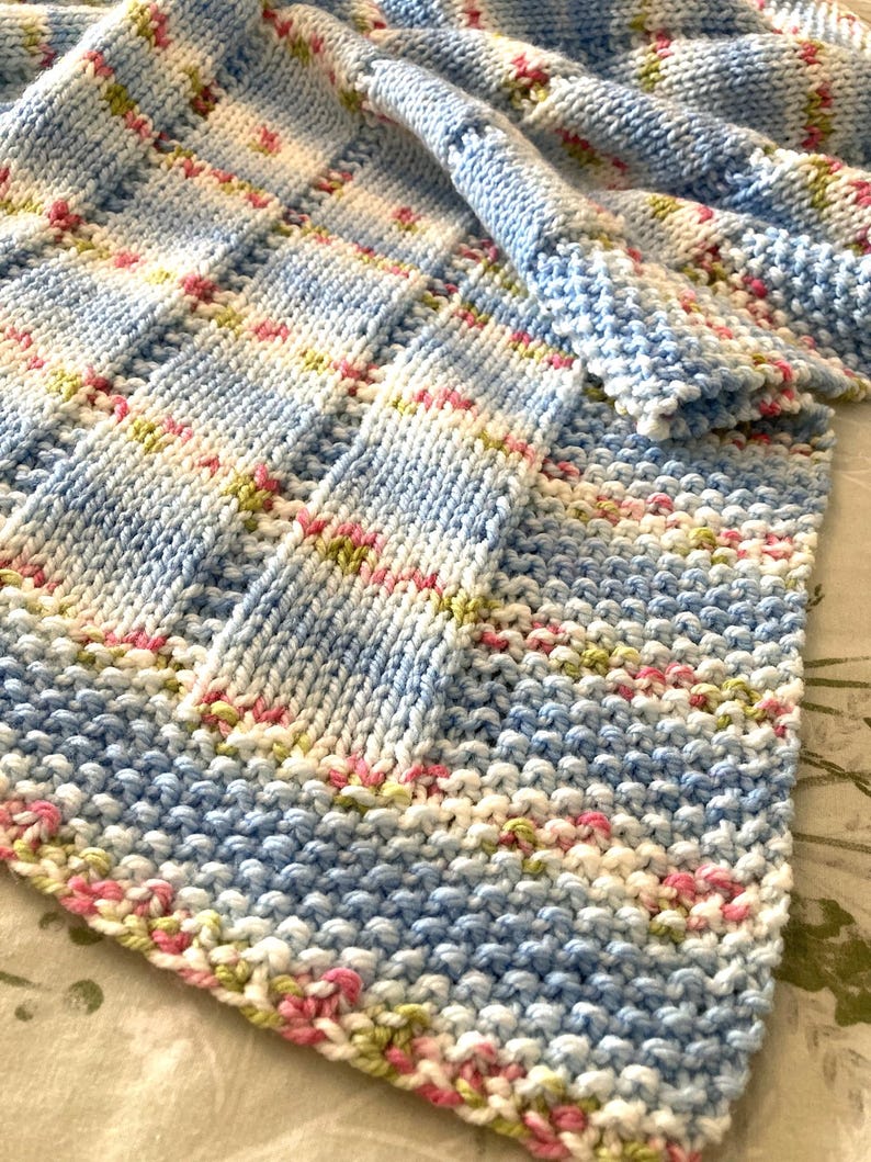 Soft Mist Blanket Knitting Pattern