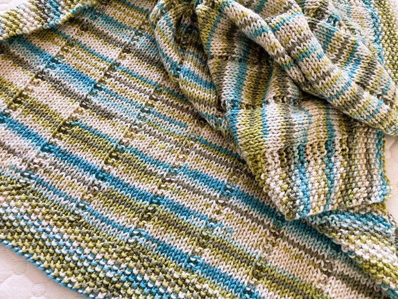 Soft Mist Blanket Knitting Pattern