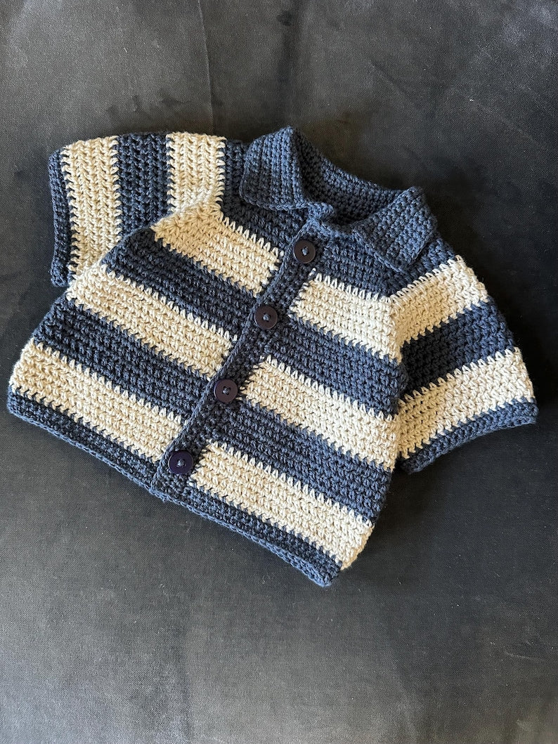 Nautical Baby Set Crochet Pattern