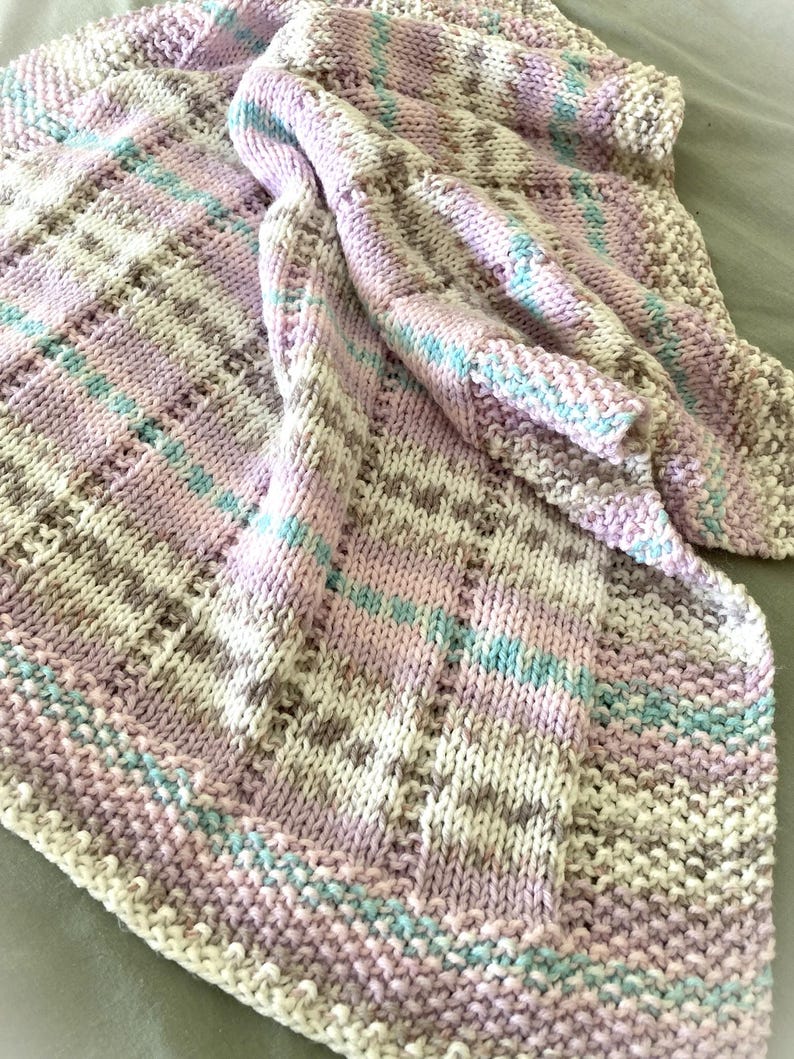 Soft Mist Blanket Knitting Pattern